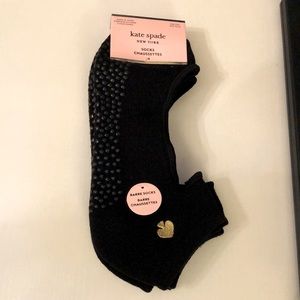 Kate Spade Barre Socks. Brand new. Black 2 pair.